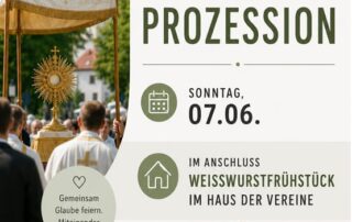 Einladung Fronleichnamsprozession 2026